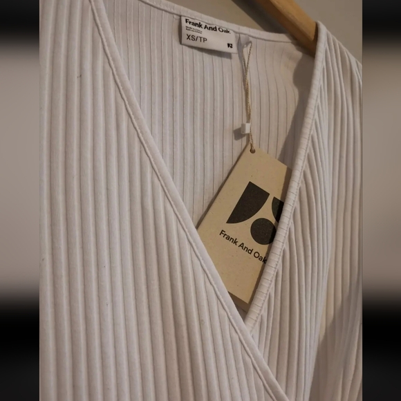 White Wrap Top - Picture 4 of 4